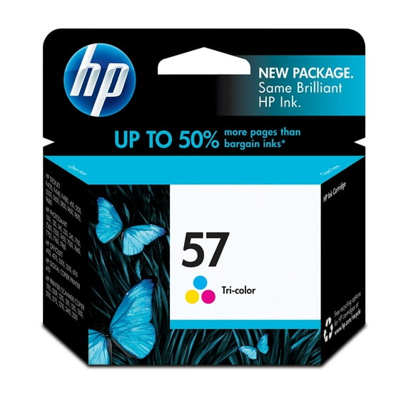 HP 57 Tri-color Original Ink Cartridge, ~500 pages, C6657AN#140