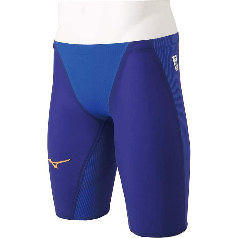 MIZUNO Men's GX/SONIC IV MR Half Spats FINA (International Swimming  Federation) Approved N2MB900227 Size: XS Blue