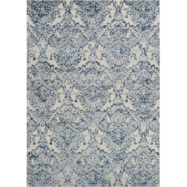 Couristan 39296561053076T 5 ft. 3 in. x 7 ft. 6 in. Cire Royal Gate Power Loomed Rectangle Area Rug - Lace