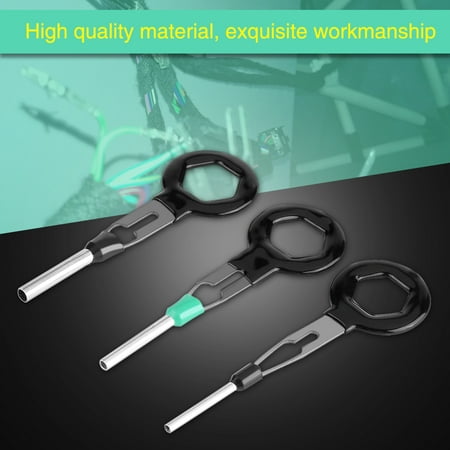 

Octpeak Terminal Remover Car Wire Harness Plug Terminal Extraction Pick Connector Crimp Pin Back Needle Remove Tool Set Terminal Remove