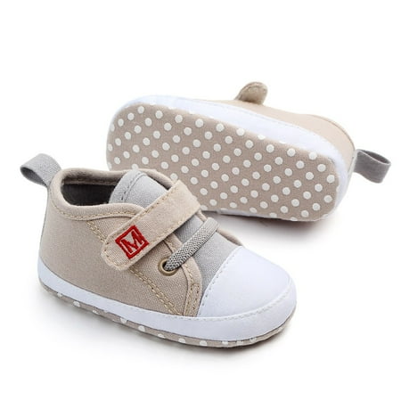 

Gubotare Baby Booties Baby Girls Cotton Booties Boys Slippers Stay on Sock Soft Shoes Non Skid Ankle Boots Khaki 12