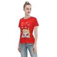 thumbnail image 4 of T-Shirt Basique à Manches Courtes pour Femmes Sailor Moon Lièvre Lunaire, 4 of 6