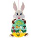 thumbnail image 1 of Pascua Adornos Colgantes Conjunto De Conejito De Fieltro Con Pegatinas De Dibujos Animados Desmontables Kits De Manualidades Diy Regalos Divertidos Para Niños Sweethay HA040806-02, 1 of 6