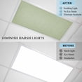 thumbnail image 4 of Vintage Sage Green Fluorescent Light Covers, Farmhouse Retro Beige Solid Color Magnetic Light Covers for Ceiling Lights, Fluorescent Ceiling Shade Filters for Classroom Bedroom Office 4x2Ft x 1PCS, 4 of 8
