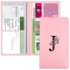 thumbnail image 1 of Yeecase Soporte Para Registro Y Seguro De Auto Porta Documentos De Auto Con Cierre Rosa Con Letras Funda Billetera Auto Vehículo Accesorios Para Auto Para Mujeres Y Hombres, 1 of 5