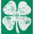 thumbnail image 2 of St. Patricks Day - Distressed Shamrock Kelly Green Soft Baby One Piece - 3-6 months, 2 of 5
