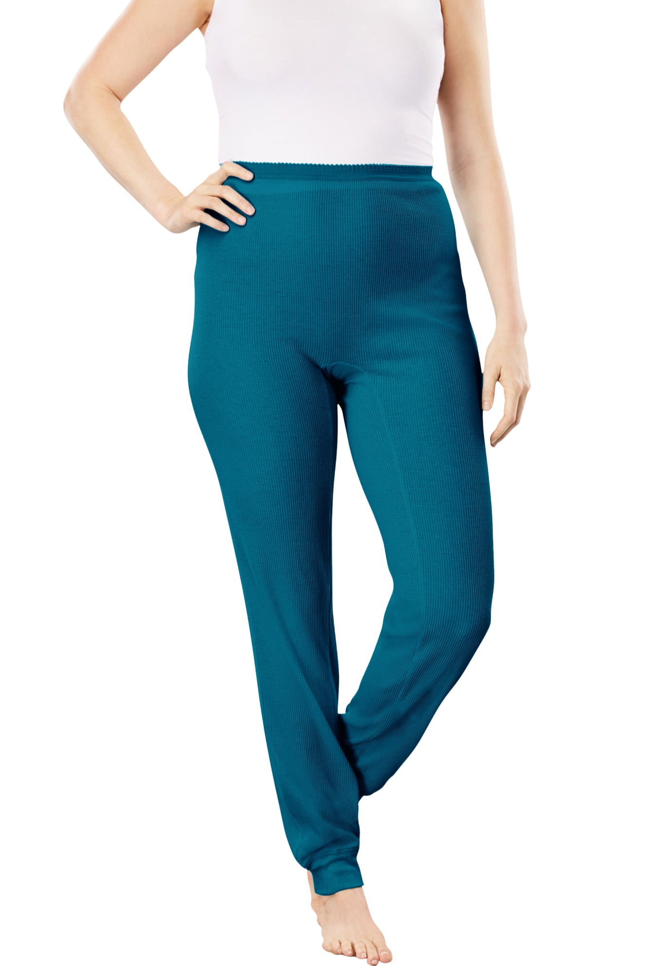Rød dato vitalitet tykkelse Comfort Choice Women's Plus Size Thermal Lounge Pant Long Underwear Bottoms  - Walmart.com