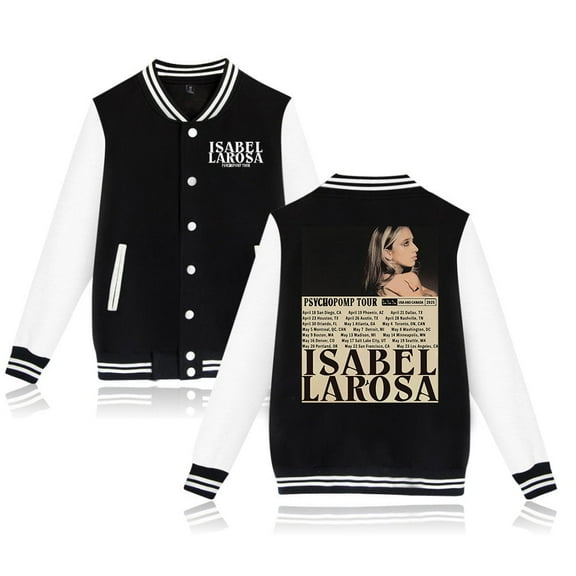 gulongbao Isabel LaRosa Psychopomp Tour 2025 Unisex Long Sleeve Baseball Jacket