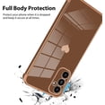 thumbnail image 3 of for Samsung Galaxy A14 5G Case Heart Plating Electroplate Luxury Elegant Case Camera Protector Soft TPU Shockproof Protective Corner Back Cover Galaxy A14 5G Case -Brown, 3 of 6