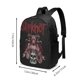 thumbnail image 5 of Mochila de viaje para portátil Slipknot Light Flight, antirrobo con puerto de carga USB, mochila universitaria, gran capacidad para el trabajo, color negro, 17 pulgadas, 5 of 8