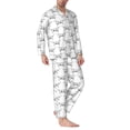 thumbnail image 2 of Pofeuu Labrador Retriever Dog Print Men's Long Sleeve Pajama Set Pijamas Para Hombres Pijamas Para Hombres Mens Pajamas Set-X-Large, 2 of 7