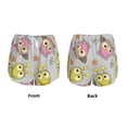 thumbnail image 3 of Rateoe Cartoon Owls Printed 2 in 1 Women's Workout Shorts for Athletic Gym Running Shorts with Phone Pockets-Large, 3 of 7