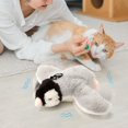 thumbnail image 4 of Cat Interactive Plush Toy, Squeaky Fabric Stimulation, Soft Cloth Texture, Feline Play, Noisy Stimulus, Pet Enrichment Device, Animal Behavior Aid, High-Quality Fabric, for Indoor Cats, Satisfying, 4 of 6