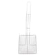 thumbnail image 1 of 1 cuchara escurridora cuadrada de acero inoxidable resistente para cocinar y freír (plateada), 1 of 8