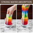 thumbnail image 6 of 4 Pcs Funny Kitchen Towels,Rainbow Tie Dye Sunburst Microfiber Dish Towels,Kitchen Tea Towels,Kitchen Towel Set (18" X 26"), 6 of 7