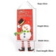 thumbnail image 5 of Pancartas de Navidad JanHm Paquete de 4 Bandera de Papá Noel, 5 of 5