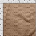 thumbnail image 2 of oneOone Cotton Jersey Dark Beige Fabric Owl Bird Sewing Material Print Fabric By The Yard 58 Inch Wide, 2 of 4