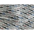 thumbnail image 3 of Ambesonne Scandinavian Quilted Bedspread Set 3 Pcs, Nordic Sketches Print, Twin, White Sea Blue and Rose, 3 of 4