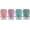 Green Pink, variant on 1oz Silicone Travel Bottles for Toiletries (4-Pack), TSA Approved Leakproof Toiletry Bottles with Locking Lid, Refillable Travel Size Containers for Shampoo, Body Wash, Camping & Trips (White,Green)