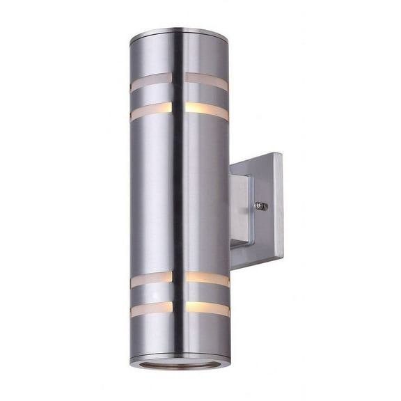 IOL256BN-Canarm Inc-Tay - 2 Light Outdoor Wall Mount-13 Inches Tall and 5.63 Inches Wide-Brushed Nickel Finish