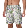 thumbnail image 2 of Xecao Wisteria Flower for Men's Swimming Trunks Swim Trunks Quick Dry Swim Shorts with Mesh Lining Funny Swimwear Bathing Suits, 2 of 9