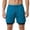 Sky Blue-08, variant on Rvwovn Men's 2-in-1 Lined Athletic Shorts with Compression Liner Lightweight Workout Running Shorts