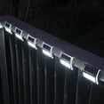 thumbnail image 2 of FKHouse 6 Pack Solar Deck Lights, Stainless Steel LED Solar Stair Lights, Screw-Mounted Low Volt Lights(Cold White), 2 of 7