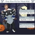 thumbnail image 3 of Costume d'Axolotl Gonflable pour Enfants Costumes d'Halloween Costume Gonflable Noir, 3 of 7