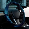 thumbnail image 6 of Whale Steering Wheel Cover for Car, 14.5 Inch PVC Leather Auto Accessories with Printing, 6 of 6