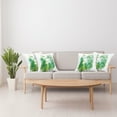 thumbnail image 4 of Ambesonne Green Throw Pillow Cover 4 Pack, Watercolor Forest Image, 20", Forest Green Pale Green, 4 of 5