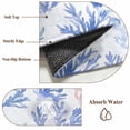 thumbnail image 6 of 3'x5' Area Rugs, Blue Pink Coral Indoor Outdoor Area Rug for Living Room Bedroom, Summer Coastal Beach Ocean Washable Bathroom Rugs Kitchen Floor Carpet Mats Home Decor Aesthetic, 6 of 8