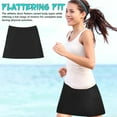 thumbnail image 2 of Hemoton Tennis Skirt Women Skort Yoga Skirt Active Skirt Golf Skirt Sports Skirt Running Shorts Summer Skirt Size S, 2 of 8