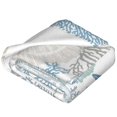 thumbnail image 4 of Manta VODRM Nautical Coastal de 127 x 152 cm, forro polar suave, 4 of 7