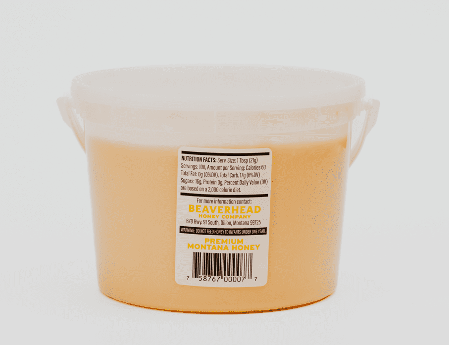 Beaverhead Creamy Clover Honey Bucket 5 lb.