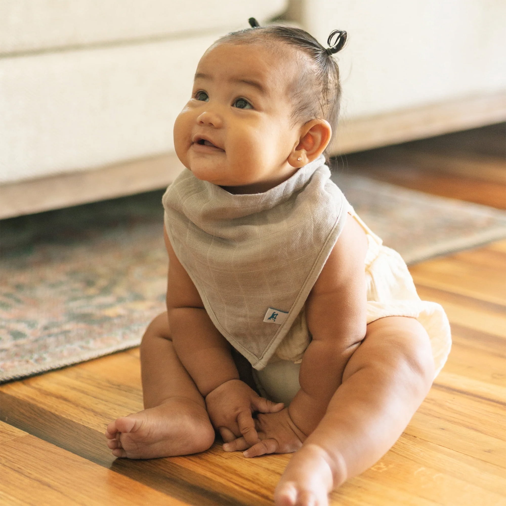 Little Unicorn Bandana Bibs for Babies, 4 Pack - Sea