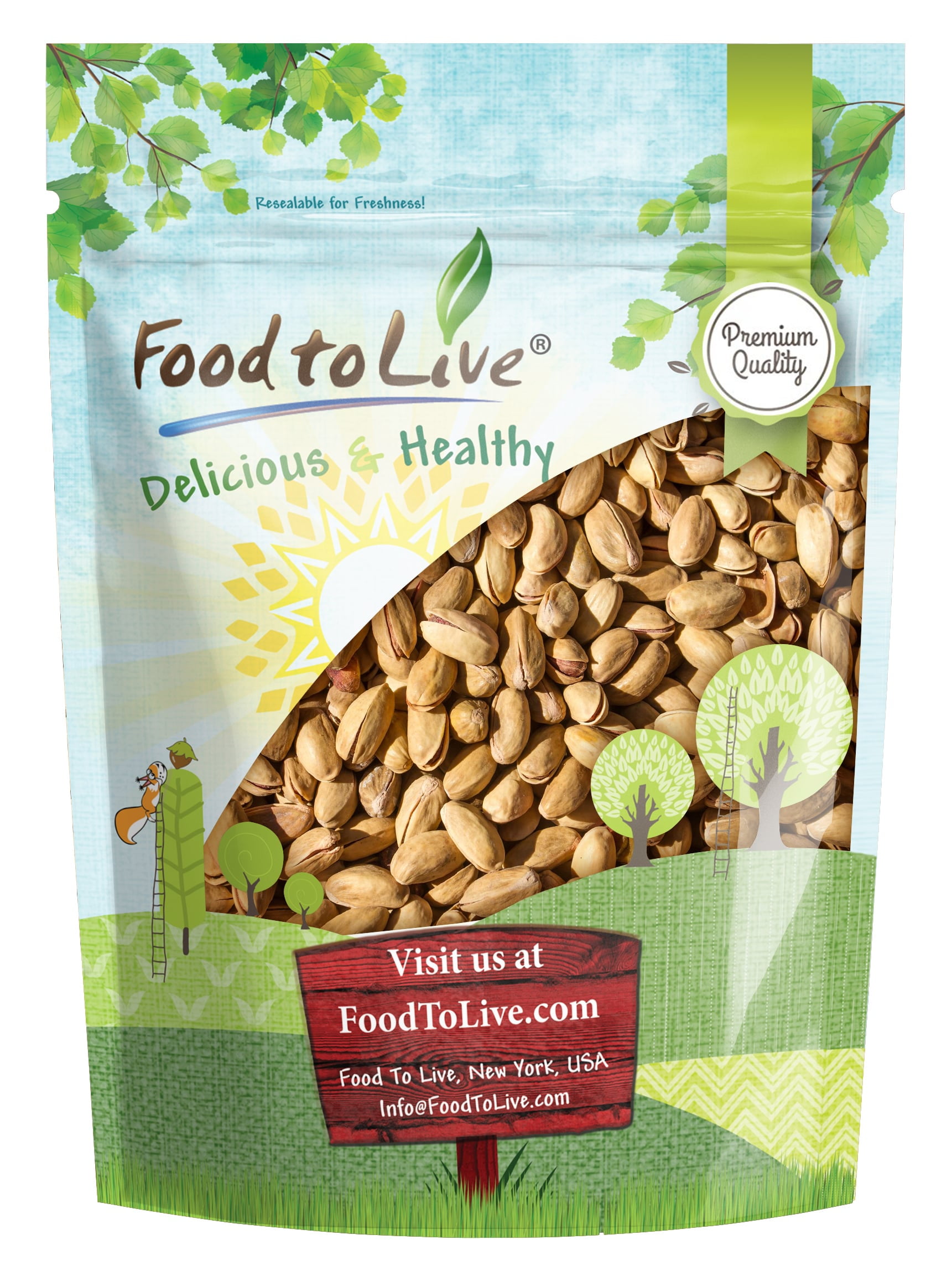 Pistachios, Roasted and Salted, 1.5 Pounds — California Dry Roasted