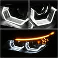 thumbnail image 5 of DNA Motoring For 04-07 BMW E60 5-Series LED Signal DRL Halo Projector Headlight Lamps Pair, 5 of 13