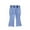 AA, variant on XBASW Toddler Kids Flare Denim Pants for Girl's Elastic Waist Raw Hem Jeans Spring Fall Trousers 1-6Y