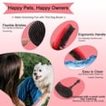 thumbnail image 4 of UYGDUY-Puppy Brush - Soft Dog Brush - Perfect Yorkie, Shih Tzu, Maltipoo & Maltese Grooming - Gentle Hair Remover for Easy Pet Grooming at Home (Rose Red), 4 of 4