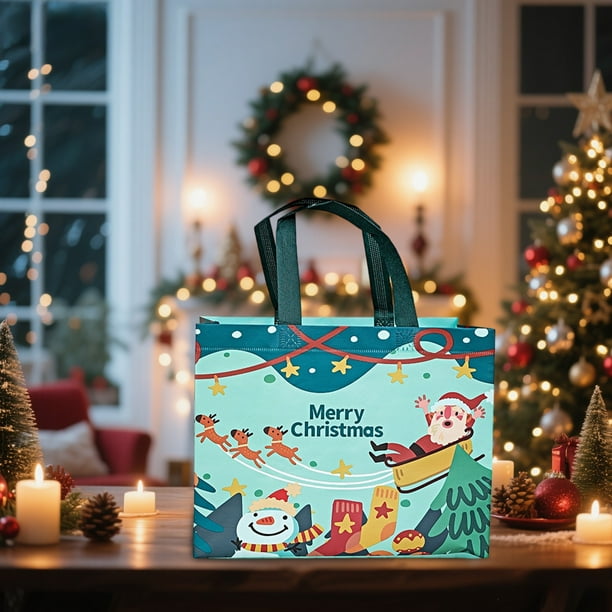 Bolsas de Regalo Navideñas No Tejidas