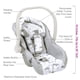 thumbnail image 4 of Adora Twinkle Stars Creative Baby Doll Car Seat, Stylish and Functional Doll Accessory That Fits Dolls up to 20, Plush Toys or Stuffed Animals for Ages 2 and Up - White Handle, 4 of 5