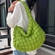 thumbnail image 2 of Hobos Shopper Bag acolchado para mujer, bolso de hombro de nailon, diseño a cuadros, más algodón, gran capacidad, tendencia, 10 colores xuanjing  unisex, 2 of 2