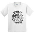 thumbnail image 3 of Inktastic Summer Vacation Mode Cocoa Beach Florida Youth T-Shirt, 3 of 5
