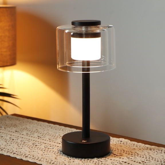 Rechargeable Battery Powered Lamp with LED Bulb Cordless Accent Lamp
