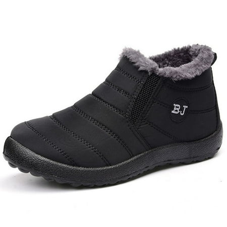 

Women Boots Slip On Winter Shoes For Women Waterproof Ankle Boots Winter Boots Female Snow Botines 2022 Black Botas Femininas