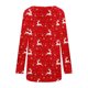 thumbnail image 5 of Camiseta de manga larga con cuello redondo y estampado navideño para mujer Pompotops qwe24309, 5 of 5