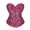 Hot Pink2, variant on Corset Shapewear For Women Fashion Jacquard Tummy Control Bust Shaping Top Boned Waist Cinching Slim Fit Everyday Wear Body Shaper Waist Corset XS