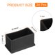 thumbnail image 2 of Uxcell 24pcs tapas de patas de silla rectangulares de PVC, protector de suelo para patas de silla, negro, 25 x 50 mm, 2 of 6