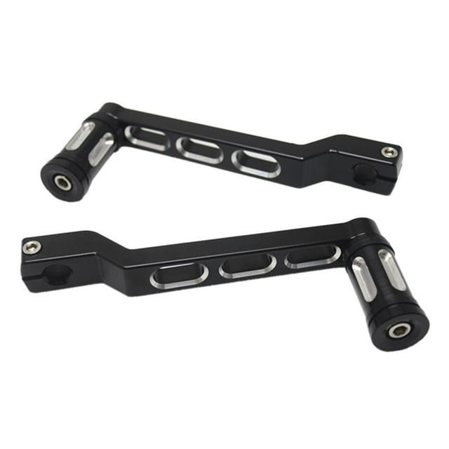 2x clavijas de palanca de cambio de cambio de puntera de engranaje frontal CNC de corte de borde para XL883 Macarena Harley Gear Palanca