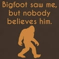 thumbnail image 3 of CafePress - Bigfoot Saw Me T Shirt - Men's Classic Graphic Cotton T-Shirt, 3 of 4